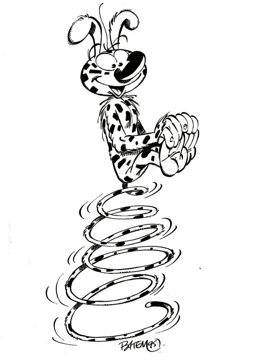 Marsupilami Cartoons for Kids Coloring Pages