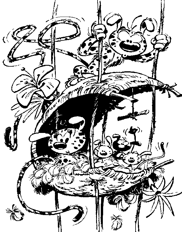 Marsupilami Images Coloring Page
