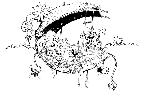Marsupilami for Kids Coloring Page