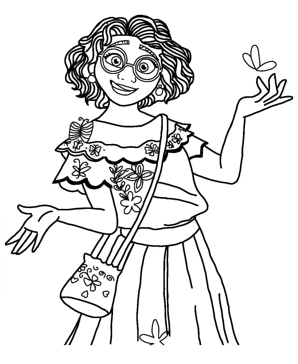 Gallery Mirabel Coloring Page For Kids Free Encanto Printable Coloring 