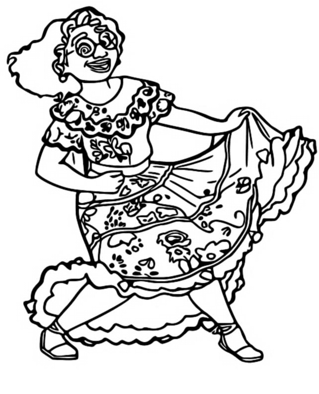 Mirabel Madrigal – Encanto Coloring Pages