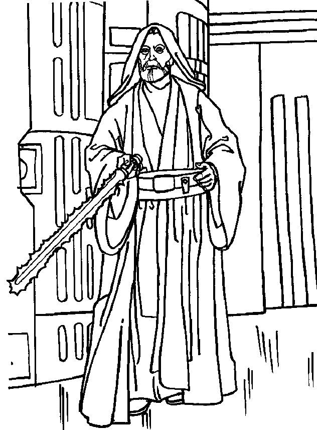 Obi Wan Kenobi imprimable d'Obi-Wan Kenobi