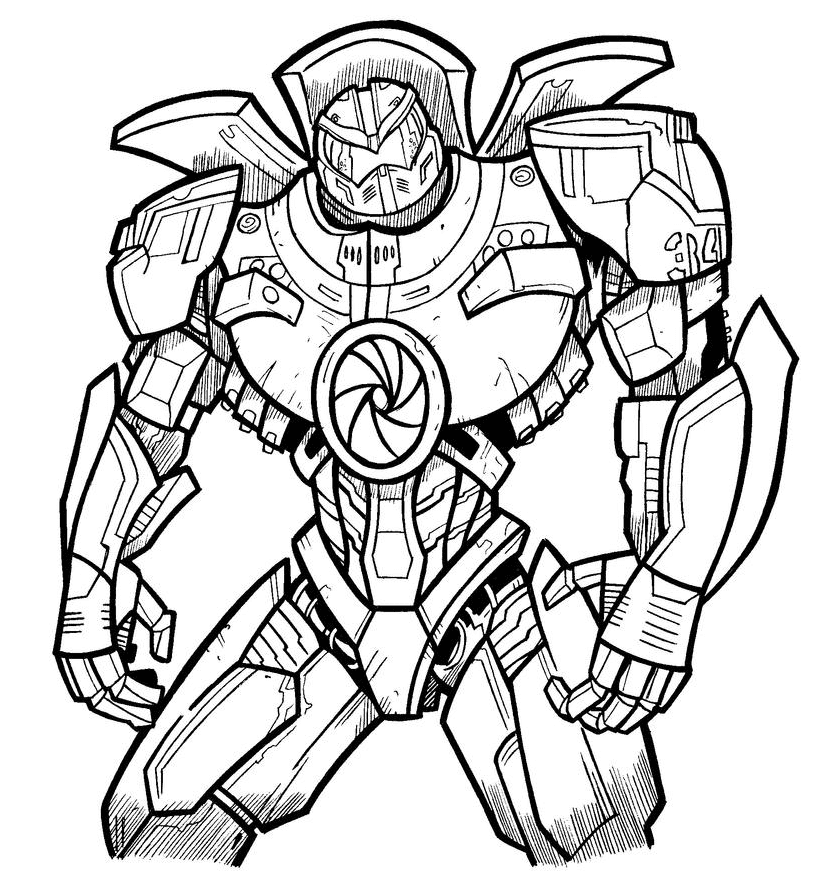Pacific Rim Gipsy Danger Coloring Pages
