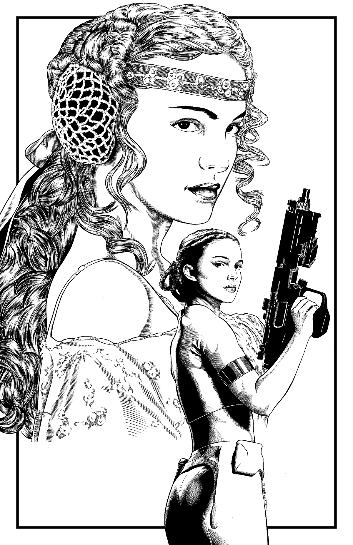 Padme Coloring Page