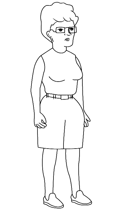 Peggy Hill Coloring Pages
