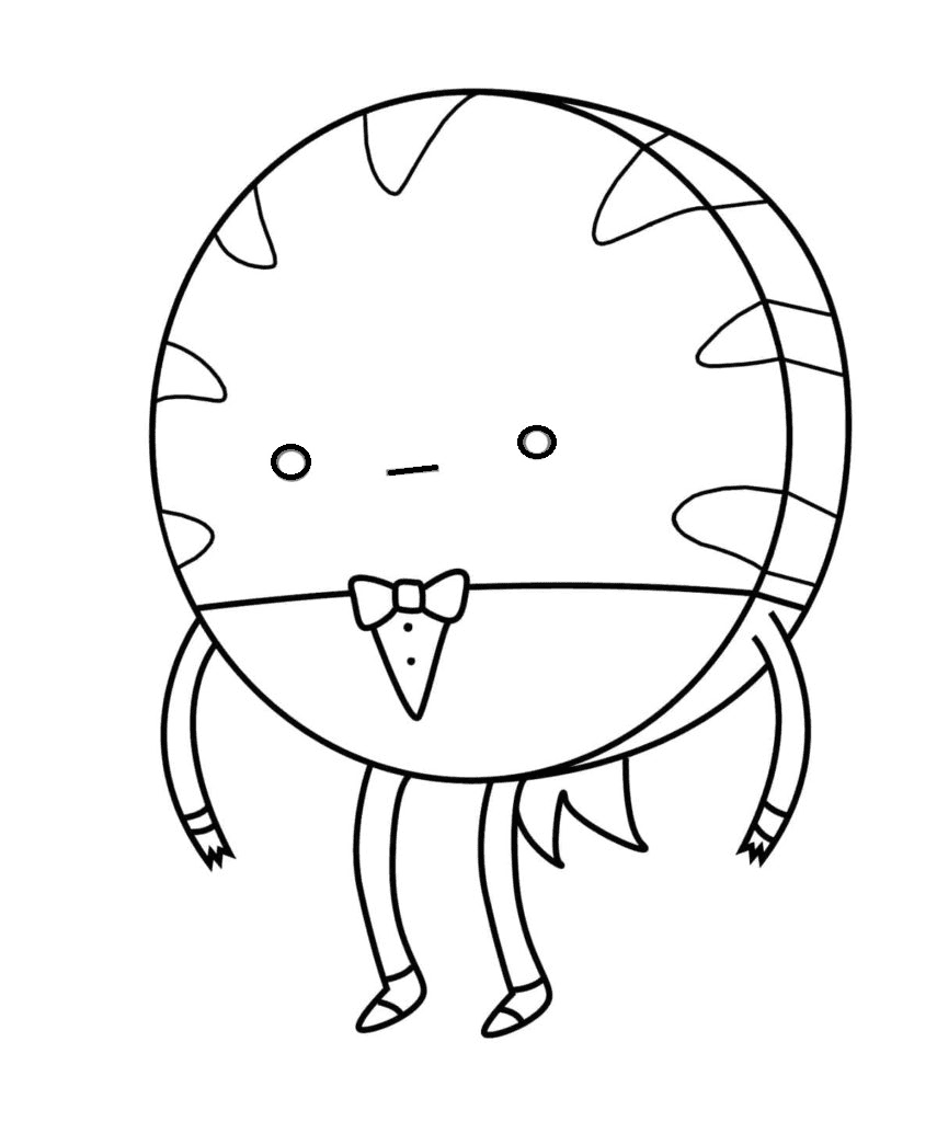 Peppermint Butler Coloring Page