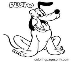 Disegni da colorare di Plutone