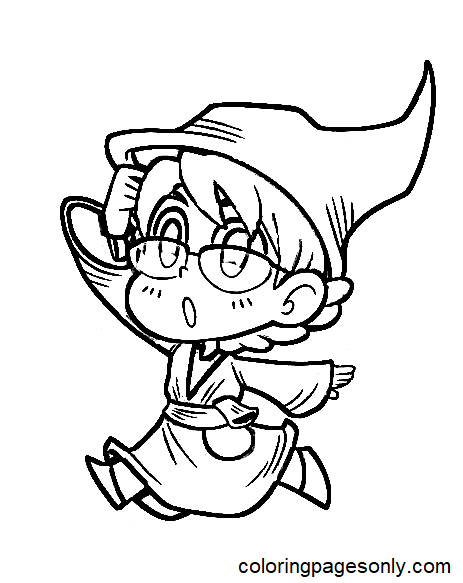 Presto the Magician Chibi Coloring Pages