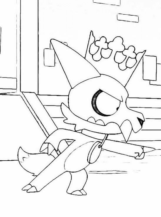 Printable King from The Owl House Coloring Page