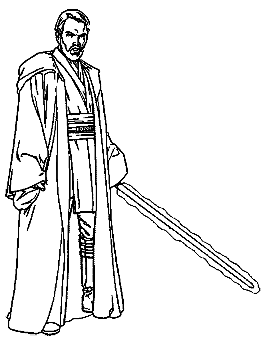 Obi Wan Kenobi stampabile da Obi-Wan Kenobi