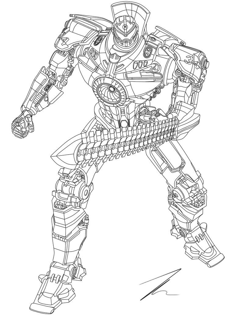 Printable Pacific Rim Coloring Pages