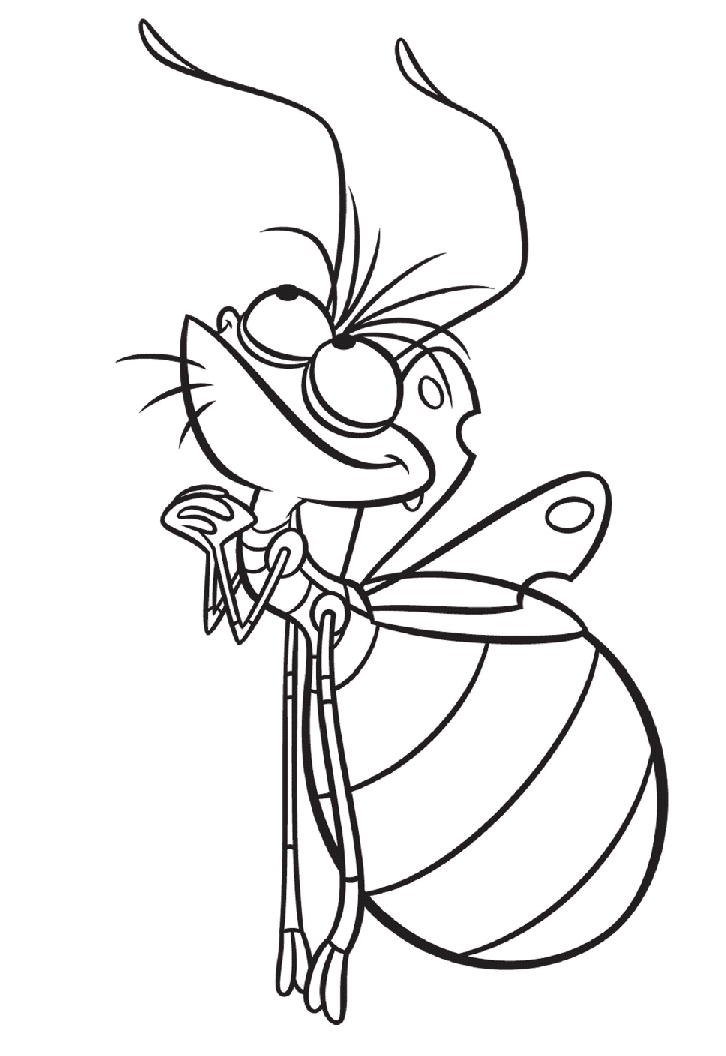 Ray from Princess and the Frog Coloring Page Free Printable Coloring