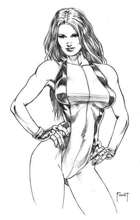 She Hulk Images Coloring Page