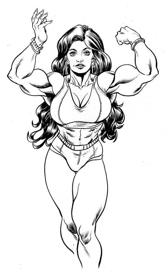 Ella Hulk Superhéroe de She-Hulk