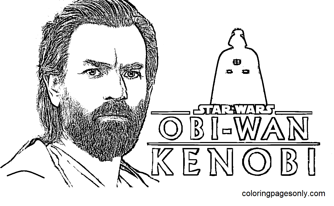 Star Wars Obi Wan Kenobi imprimible de Obi-Wan Kenobi