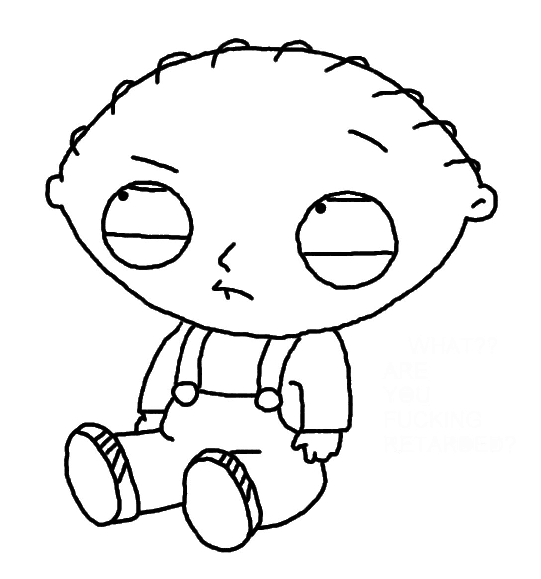Stewie is verdrietig van Family Guy