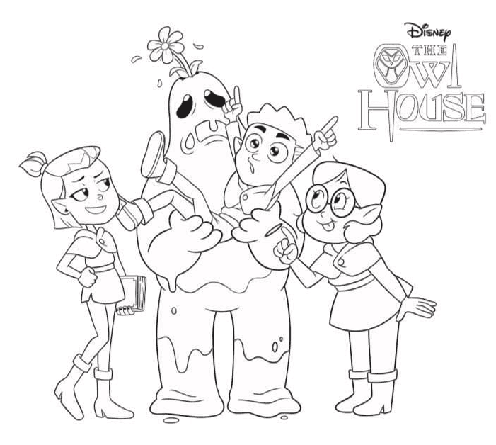 The Owl House Free Coloring Page