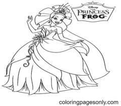 Coloriages Tiana