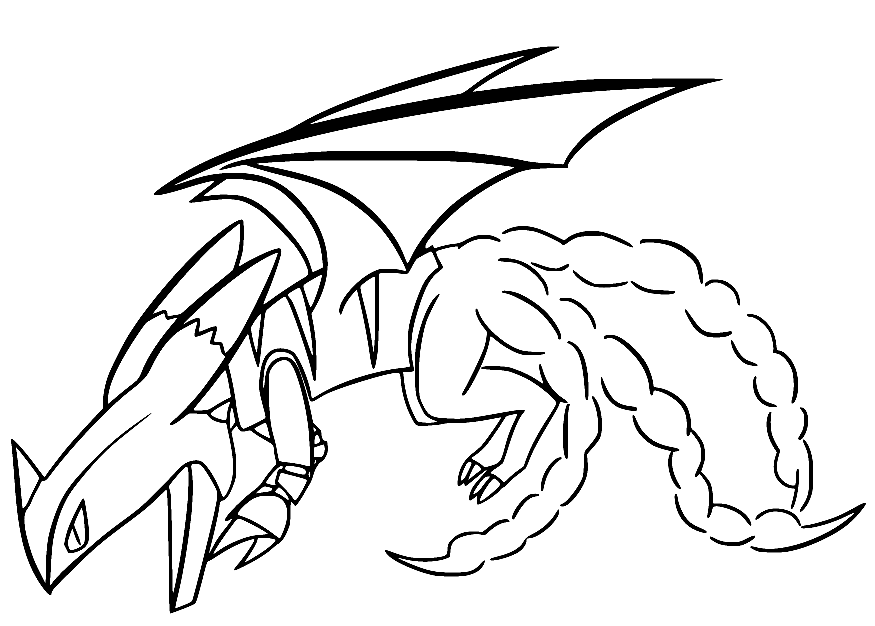 Triple Stryke Dragon Coloring Pages