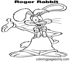 谁陷害了兔子罗杰着色页