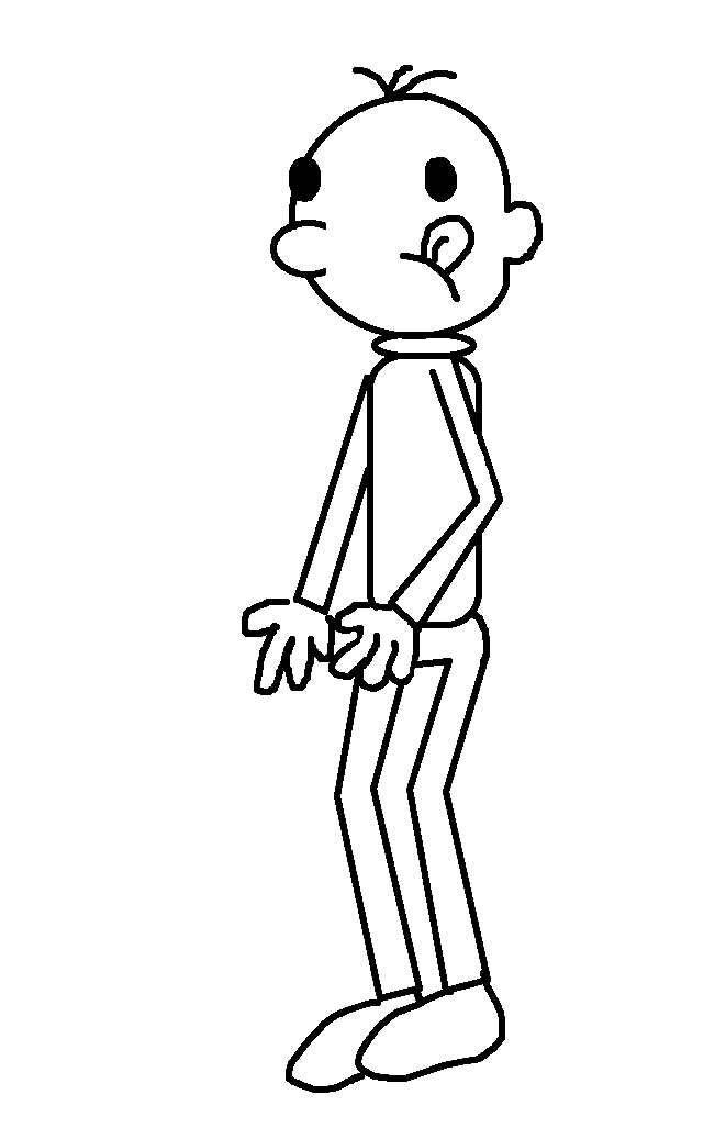 Wimpy Kid Coloring Page