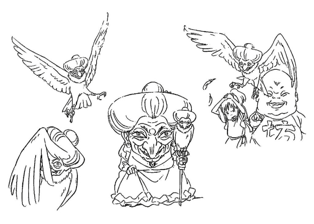 Yubaba Coloring Pages