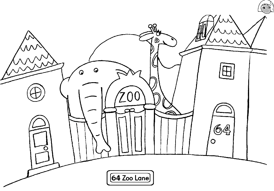 37 64 Zoo Lane Coloring Pages ColoringPagesOnly 37 64 Zoo Lane Coloring Pages ColoringPagesOnly