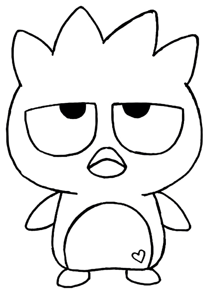 Adorable Badtz Maru Coloring Pages