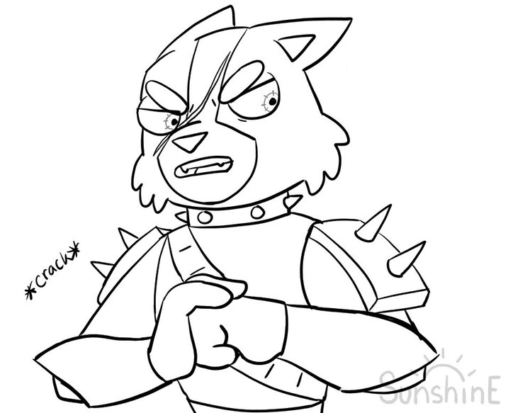 Angry Avocato Coloring Page