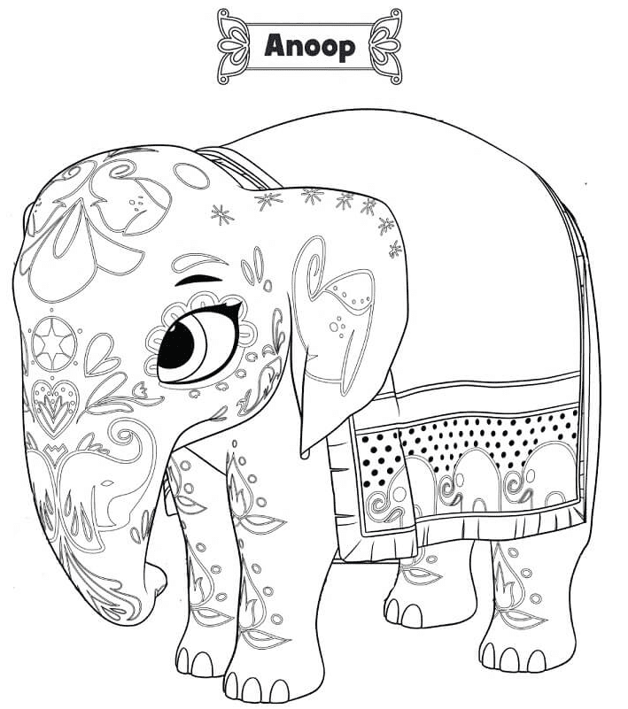 Anoop – The mount of Mira Coloring Pages