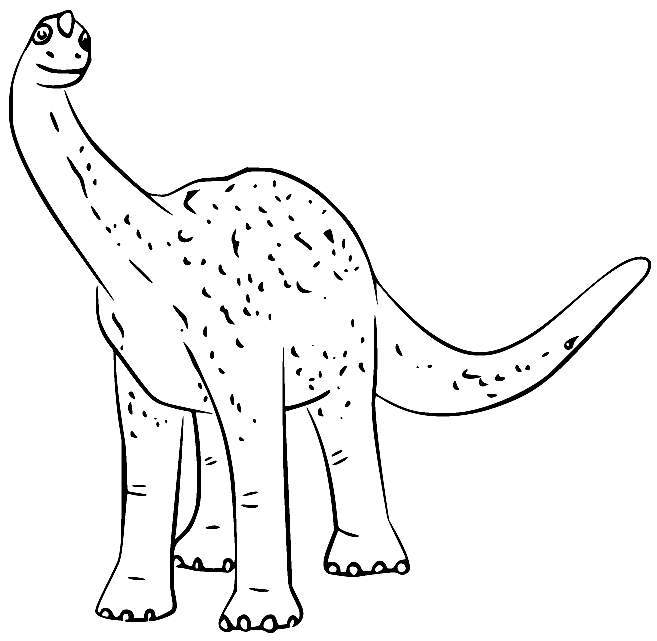 Arnie Argentinosaurus Coloring Pages