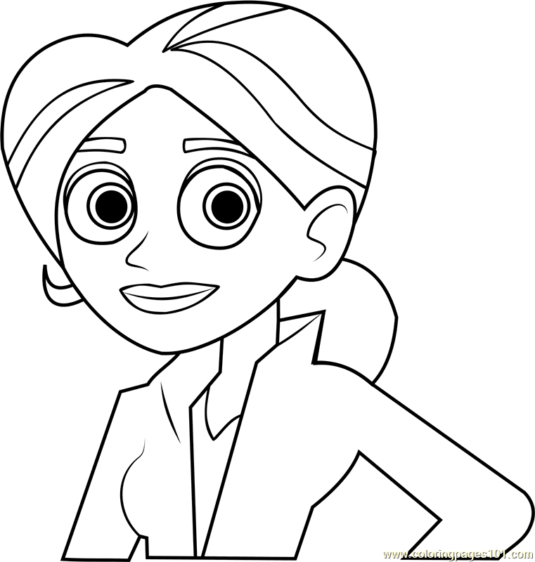 Aviva Corcovado – Wild Kratts Coloring Page