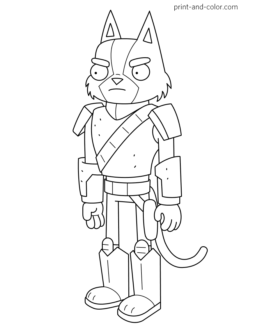 Avocato – Final Space Coloring Page