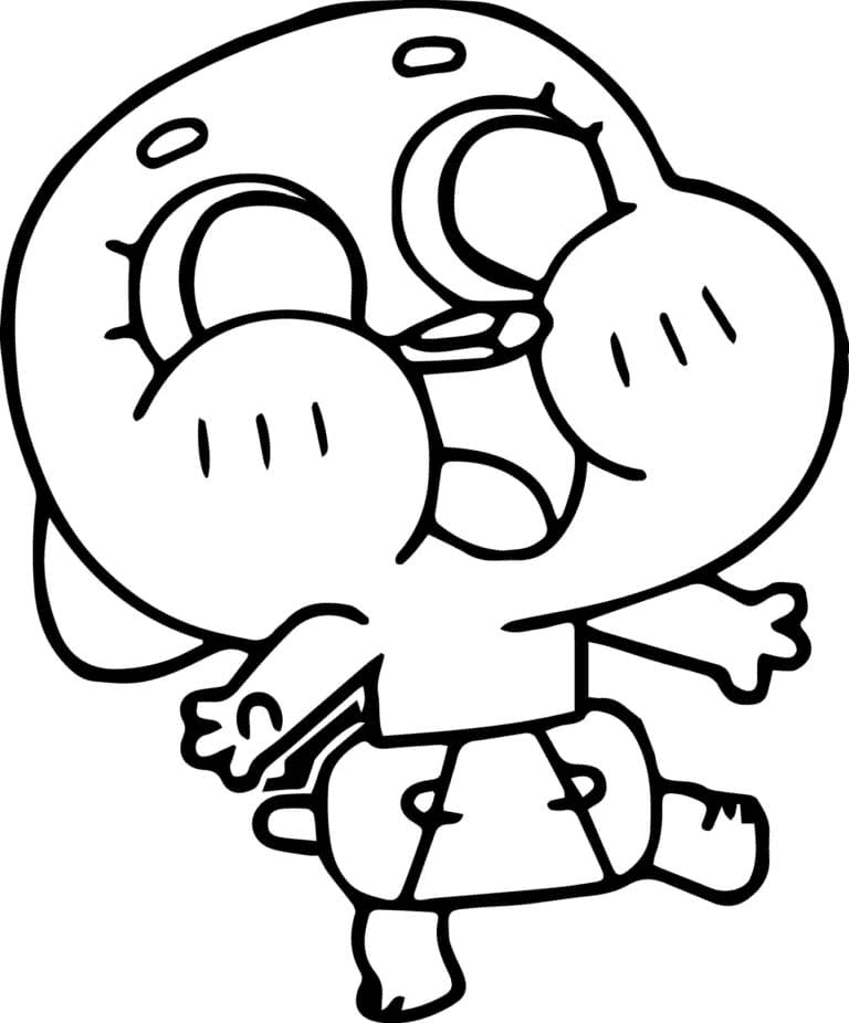 Baby Gumball Coloring Page