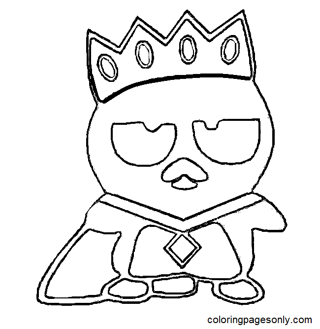 Badtz Maru King Coloring Pages