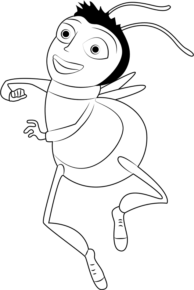 Barry Dancing Coloring Page