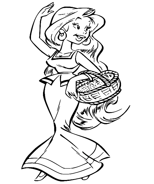 Bicarbonatofsoda from Asterix Coloring Page