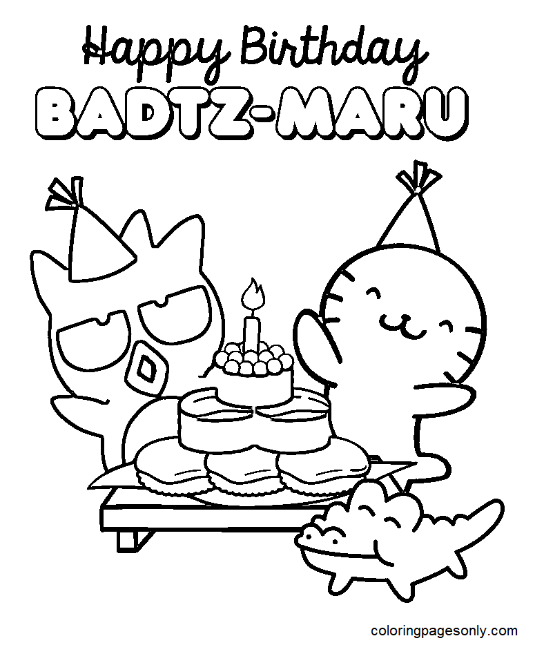 Birthday Badtz Maru from Badtz-Maru