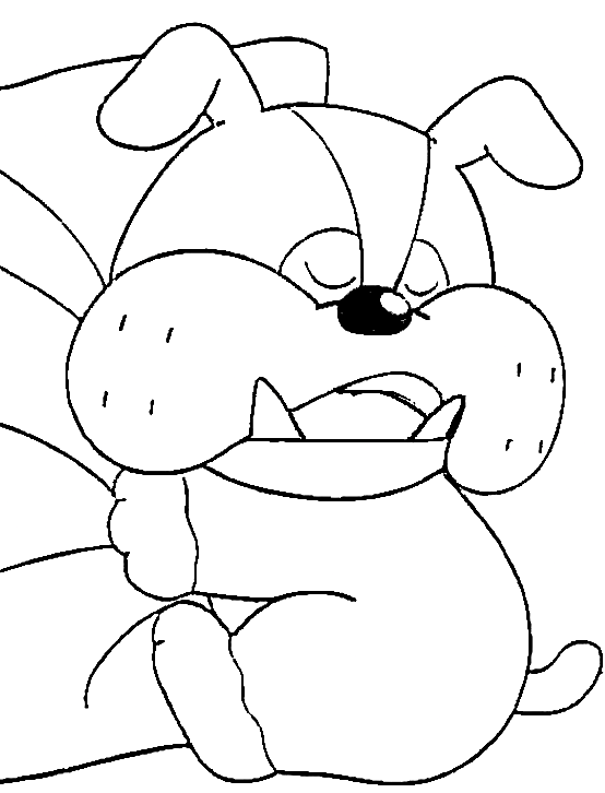 Bull - Tama and Friends Coloring Pages - Tama and Friends Coloring
