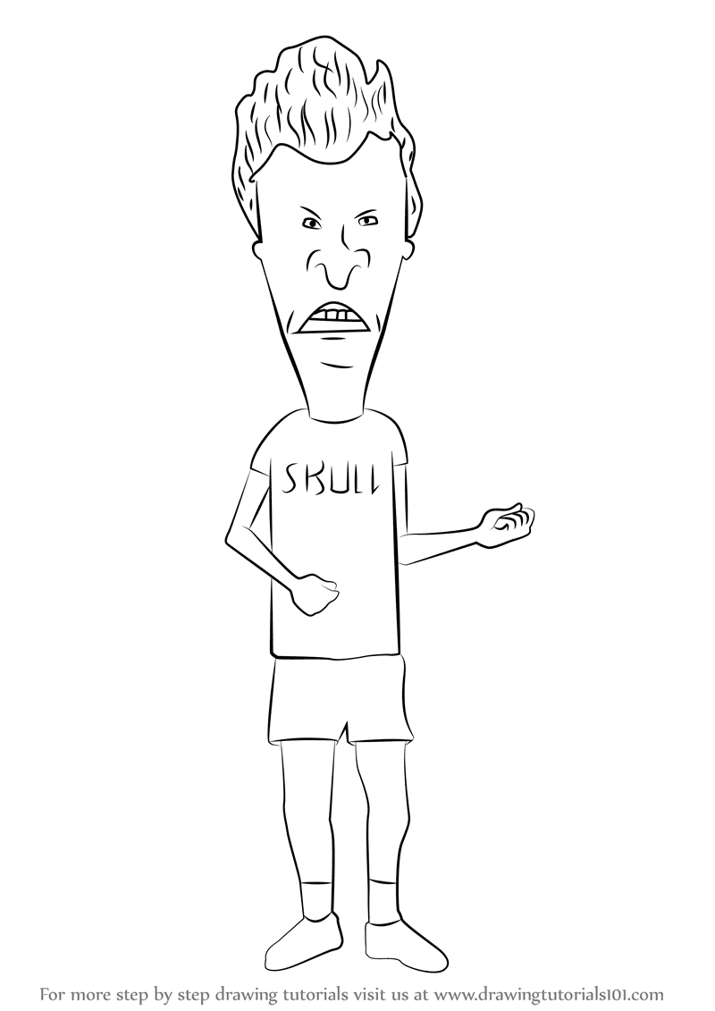 Butt-Head Coloring Page