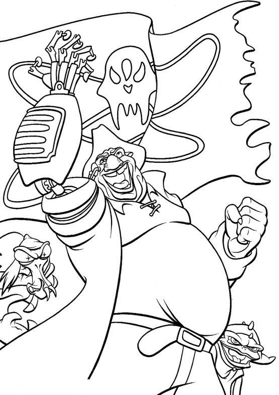 Captain John Silver Coloring Pages
