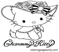 Charmmy Kitty Coloring Pages