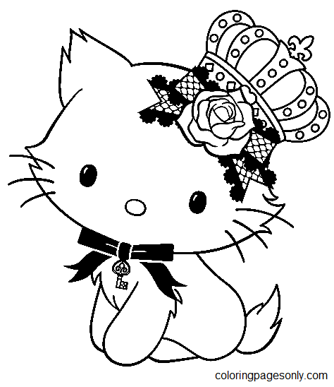 Charmmy Kitty Sanrio Coloring Page