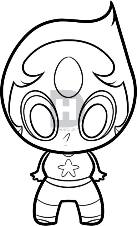 Chibi Pearl Coloring Page