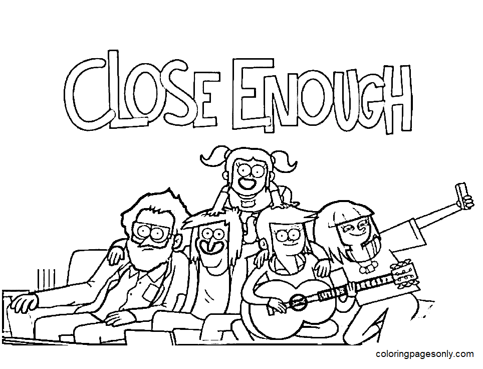 Close Enough Gratis afdrukbaar vanuit Close Enough