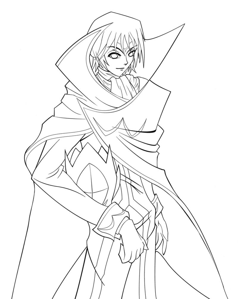 Code Geass - Lelouch Vi Britannia Coloring Pages