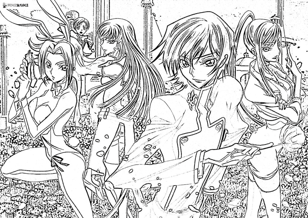 Code Geass Coloring Page