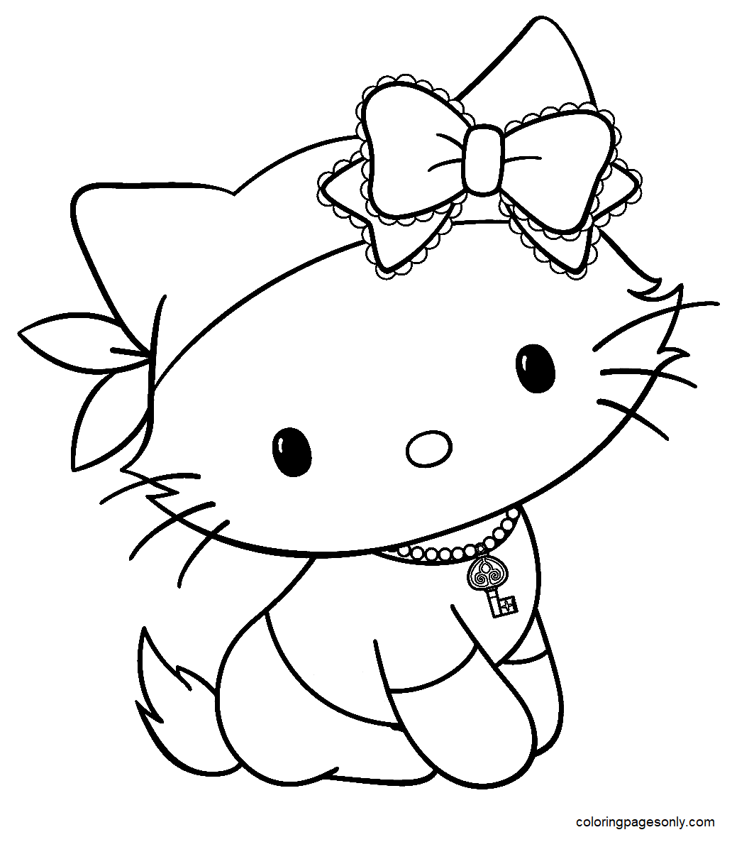 Милая очаровательная кошечка из мультфильма "Очаровательная кошечка"