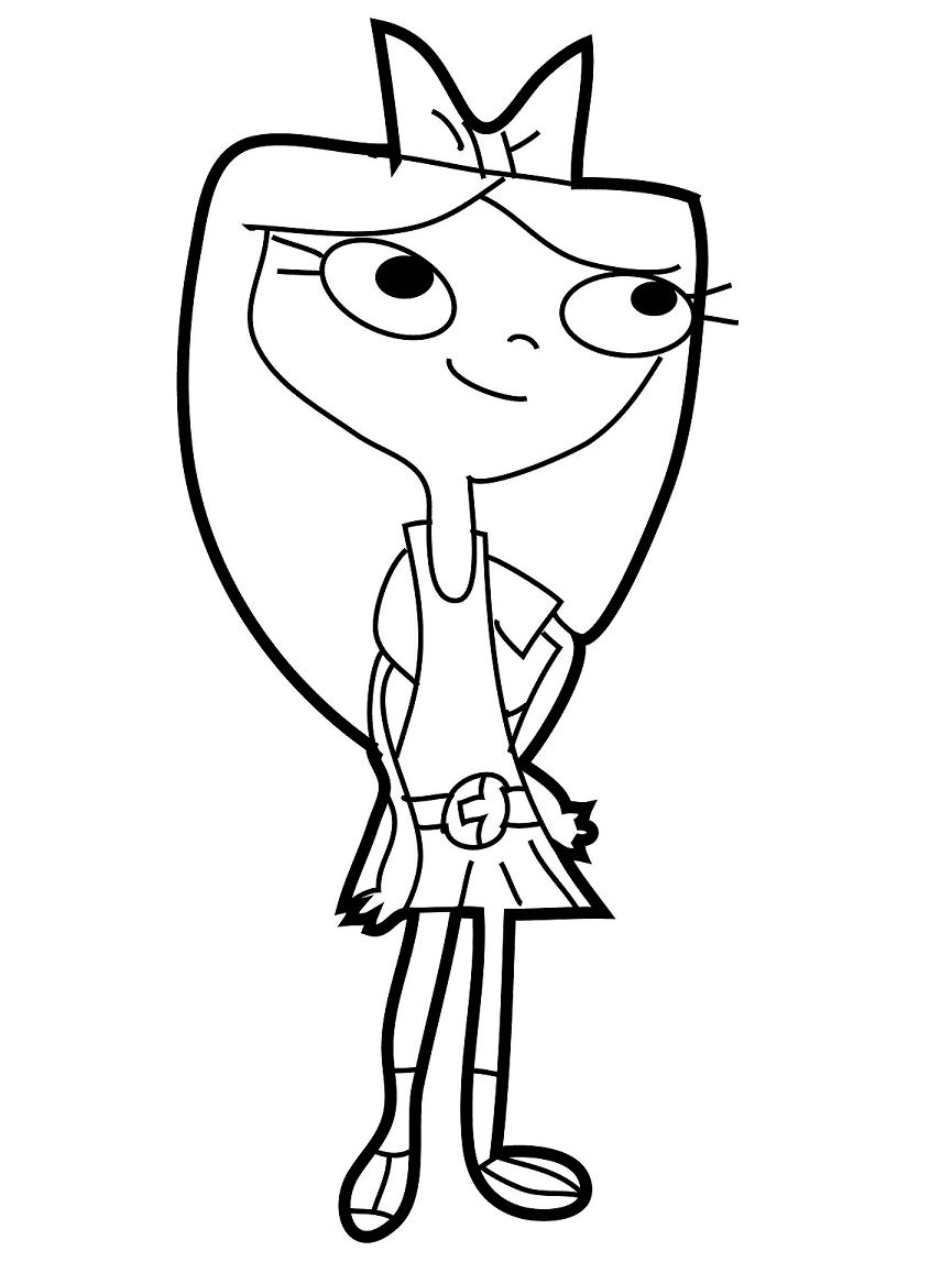 Süße Isabella Garcia-Shapiro aus Phineas und Ferb