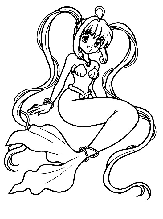 Cute Lucia Nanami Coloring Pages
